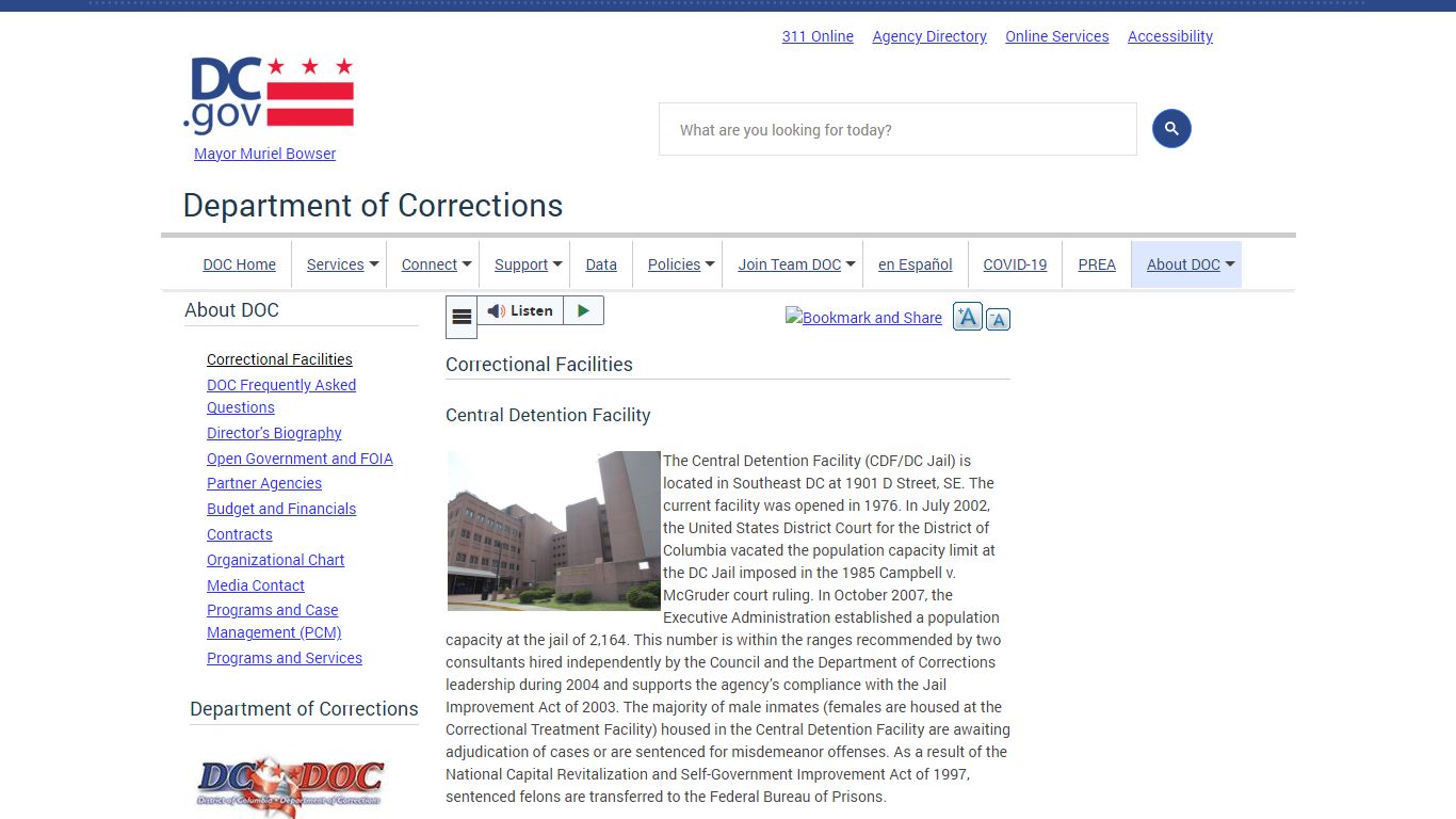 Correctional Facilities | doc
